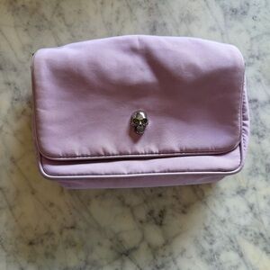 Alexander McQueen Lilac Skull Accent Crossbody Bag